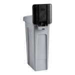 Rubbermaid® Slim Jim 2185053 23 Gallon Single-Stream Landfill Station with Lid