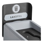 Rubbermaid® Slim Jim 2185053 23 Gallon Single-Stream Landfill Station with Lid