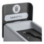 Rubbermaid® Slim Jim 2185053 23 Gallon Single-Stream Landfill Station with Lid