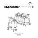 Mytee 1000DX-200-230 Speedster Corded Carpet Extractor - 10 Gallon - 230V