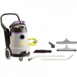 ProTeam 107359 15 Gallon ProGuard 15 Wet / Dry Vacuum with Tool Kit and Front Mount Squeegee - 120V