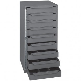 Durham Mfg 9-Drawer Steel Storage Cabinet 611-95 Durham Mfg 9-Drawer Steel Storage Cabinet 611-95