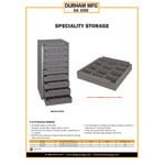 Durham Mfg 9-Drawer Steel Storage Cabinet 611-95
