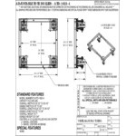 Vestil Adjustable Tote Dolly with 4