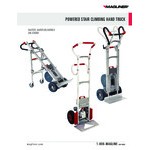 Magliner 725 lb. Heavy-Duty Powered Stair Climbing Hand Truck with Folding Handle HDL360F