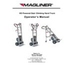 Magliner 725 lb. Heavy-Duty Powered Stair Climbing Hand Truck with Folding Handle HDL360F