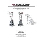 Magliner 725 lb. Heavy-Duty Powered Stair Climbing Hand Truck with Folding Handle HDL360F