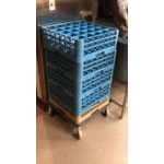 Noble Warewashing Gray Dish Rack and Glass Rack Dolly Noble Warewashing Gray Dish Rack and Glass Rack Dolly