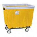 R&B Wire Products, Inc. 12 Bushel Navy Fully Sewn Antimicrobial Vinyl Basket Truck with Bumper and Swivel Casters 412SOBC/ANTI/NVY R&B Wire Products, Inc. 12 Bushel Navy Fully Sewn Antimicrobial Vinyl Basket Truck with Bumper and Swivel Casters 412SOBC/ANTI/NVY