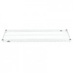Metro SW33C Super Erecta Chrome Double Level Post-Type Wall Mount End Unit for 18