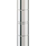 Metro 5N357C Super Erecta Chrome Wire Stationary Starter Shelving Unit - 18 Metro 5N357C Super Erecta Chrome Wire Stationary Starter Shelving Unit - 18