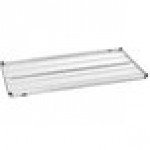 Metro 5N357C Super Erecta Chrome Wire Stationary Starter Shelving Unit - 18 Metro 5N357C Super Erecta Chrome Wire Stationary Starter Shelving Unit - 18