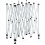 Backyard Pro Courtyard Series 10' x 15' Blue Straight Leg Regular-Duty Steel Instant Pop-Up Canopy Tent