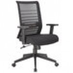Boss B6566-BK Black Mesh Task Chair with Synchro-Tilt Mechanism Boss B6566-BK Black Mesh Task Chair with Synchro-Tilt Mechanism