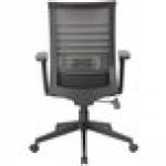 Boss B6566-BK Black Mesh Task Chair with Synchro-Tilt Mechanism Boss B6566-BK Black Mesh Task Chair with Synchro-Tilt Mechanism