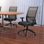 Boss B6566-BK Black Mesh Task Chair with Synchro-Tilt Mechanism Boss B6566-BK Black Mesh Task Chair with Synchro-Tilt Mechanism