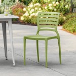 Lancaster Table & Seating Sol Sea Moss Green Resin Side Chair