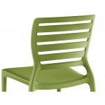 Lancaster Table & Seating Sol Sea Moss Green Resin Side Chair