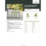 Lancaster Table & Seating Sol Sea Moss Green Resin Side Chair