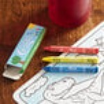 Choice 3 Pack Triangular Kids' Restaurant Crayons in Print Box - 500/Case Choice 3 Pack Triangular Kids' Restaurant Crayons in Print Box - 500/Case