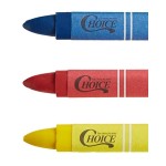 Choice 3 Pack Triangular Kids' Restaurant Crayons in Print Box - 500/Case Choice 3 Pack Triangular Kids' Restaurant Crayons in Print Box - 500/Case