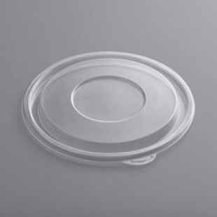 Sabert 51032T300 FreshPack Clear Flat Round Lid - 300/Case Sabert 51032T300 FreshPack Clear Flat Round Lid - 300/Case