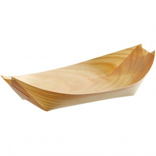 TableCraft Disposable Wood Boat 7 3/4