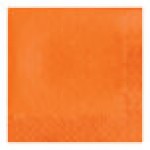 Creative Converting 139352135 Sunkissed Orange 2-Ply 1/4 Fold Luncheon Napkin - 600/Case Creative Converting 139352135 Sunkissed Orange 2-Ply 1/4 Fold Luncheon Napkin - 600/Case