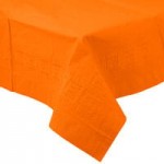 Creative Converting 139352135 Sunkissed Orange 2-Ply 1/4 Fold Luncheon Napkin - 600/Case Creative Converting 139352135 Sunkissed Orange 2-Ply 1/4 Fold Luncheon Napkin - 600/Case