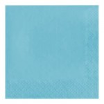 Creative Converting 95157 Pastel Blue 3-Ply Guest Towel / Buffet Napkin - 192/Case Creative Converting 95157 Pastel Blue 3-Ply Guest Towel / Buffet Napkin - 192/Case