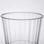 Fineline Renaissance 2409-CL 9 oz. Clear Hard Plastic Crystal Tumbler - 20/Pack