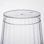 Fineline Renaissance 2409-CL 9 oz. Clear Hard Plastic Crystal Tumbler - 20/Pack
