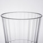Fineline Renaissance 2409-CL 9 oz. Clear Hard Plastic Crystal Tumbler - 20/Pack