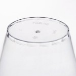 Fineline 409-CL Savvi Serve 9 oz. Squat Clear Hard Plastic Tumbler - 500/Case