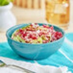 Acopa Capri 13 oz. Caribbean Turquoise Stoneware Nappie Bowl - Sample