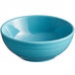 Acopa Capri 13 oz. Caribbean Turquoise Stoneware Nappie Bowl - Sample