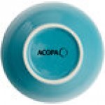 Acopa Capri 13 oz. Caribbean Turquoise Stoneware Nappie Bowl - Sample