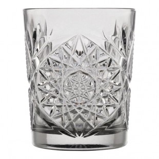 Libbey Hobstar 12 oz. Graphite Rocks / Double Old Fashioned Glass - Sample