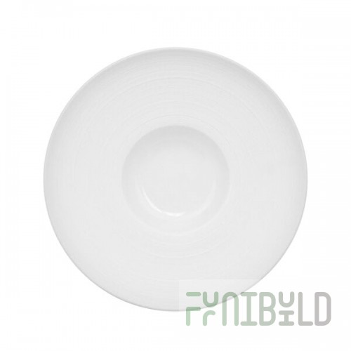 CAC TST-H8 Transitions 5 oz. Bright White Porcelain Gourmet Bowl - 24/Case