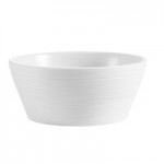 CAC TST-H8 Transitions 5 oz. Bright White Porcelain Gourmet Bowl - 24/Case