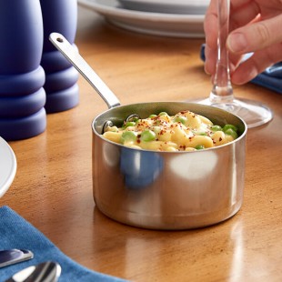 Vollrath 59775 10.4 oz. Round Mini Stainless Steel Sauce Pan