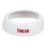 TableCraft CM12 10-Piece Imprinted White Plastic Salad Dressing Dispenser Collar Set with Maroon Lettering TableCraft CM12 10-Piece Imprinted White Plastic Salad Dressing Dispenser Collar Set with Maroon Lettering