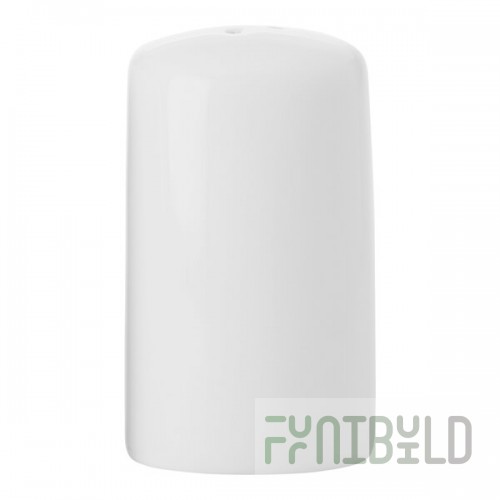 Luzerne Sentosa by 1880 Hospitality Bright White Porcelain Pepper Shaker - 72/Case