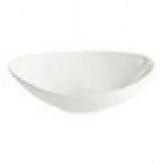 Acopa 7 oz. Bright White Oval Porcelain Coupe Bowl - 36/Case