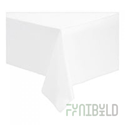 Atlantis Plastics 1504120 300' White Plastic Roll Table Cover