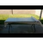 Atlantis Plastics 1504120 300' White Plastic Roll Table Cover Atlantis Plastics 1504120 300' White Plastic Roll Table Cover