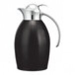 Service Ideas Nicollet 33.8 oz. Black Onyx Stainless Steel Insulated Carafe / Server with Push Button Lid NIC10BSPBBX Service Ideas Nicollet 33.8 oz. Black Onyx Stainless Steel Insulated Carafe / Server with Push Button Lid NIC10BSPBBX