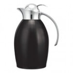 Service Ideas Nicollet 33.8 oz. Black Onyx Stainless Steel Insulated Carafe / Server with Push Button Lid NIC10BSPBBX Service Ideas Nicollet 33.8 oz. Black Onyx Stainless Steel Insulated Carafe / Server with Push Button Lid NIC10BSPBBX