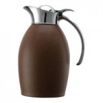 Service Ideas Nicollet 33.8 oz. Black Onyx Stainless Steel Insulated Carafe / Server with Push Button Lid NIC10BSPBBX Service Ideas Nicollet 33.8 oz. Black Onyx Stainless Steel Insulated Carafe / Server with Push Button Lid NIC10BSPBBX