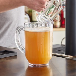 Carlisle 554607 Versapour 60 oz. Clear SAN Plastic Pitcher